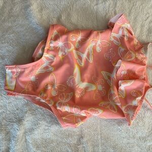Pink Butterfly Swimsuit